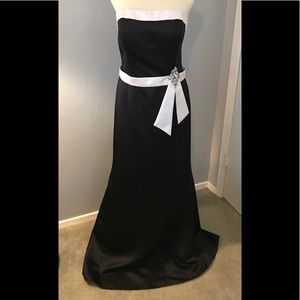 COPY - Black strapless mermaid formal dress MY Fashion